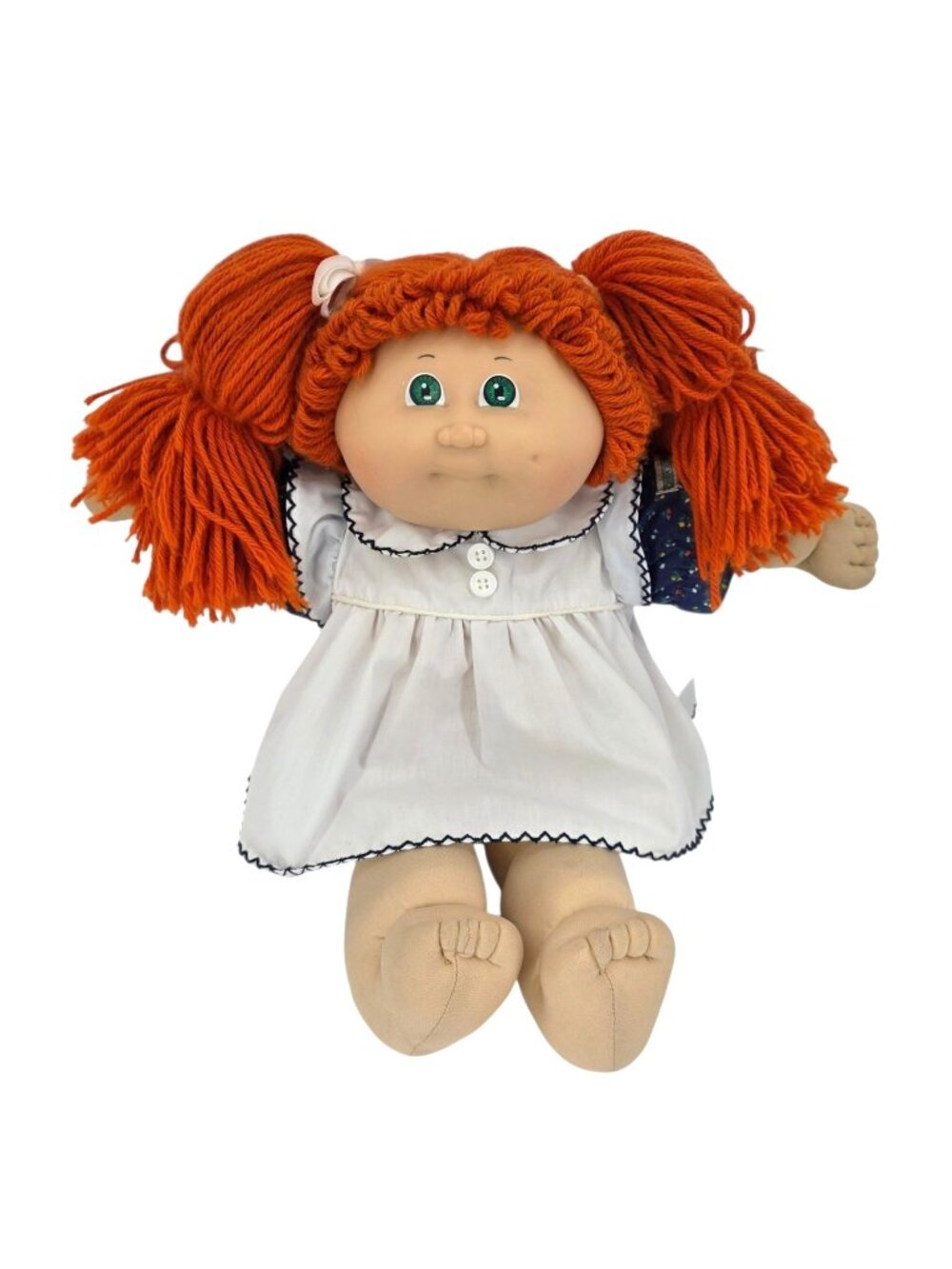 Vintage Cabbage Patch Kids 1985 Red Hair Green Eyes Dimple Pigtails Doll Mold 3